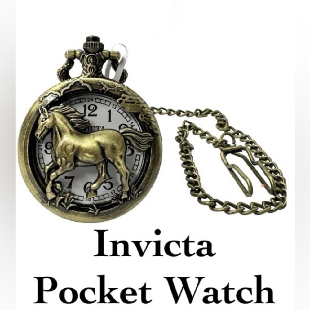 Invicta Vintage Equinox Pocket Watch - 47mm, Bronze
(49006) Brand New NWT